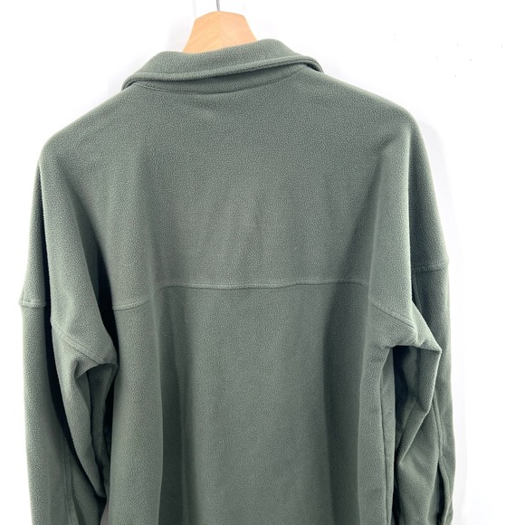 Mondetta oversized snap front shirt sage green outdoor gorpcore hiking work M - Picture 12 of 13
